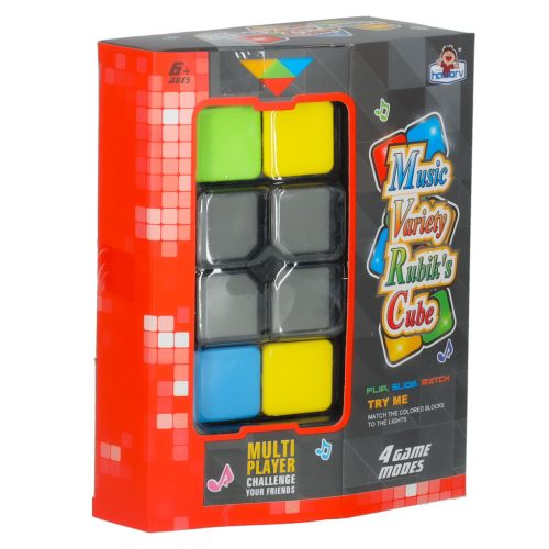 LED puzzle kocka árkád játék