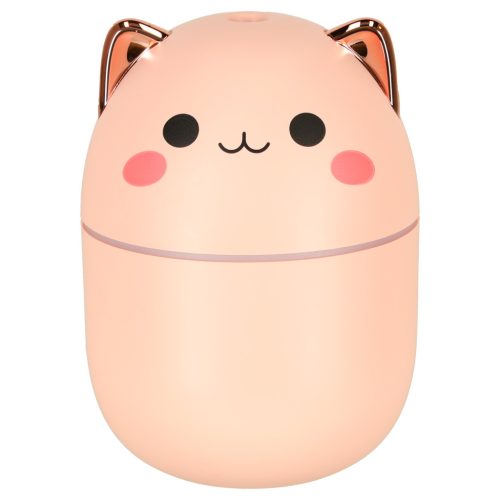 Légpárásító olaj diffúzor cica rózsaszínű