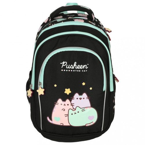 4 rekeszes iskolai hátizsák 16 inch Pusheen Pastel