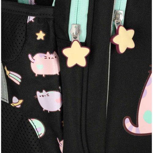 4 rekeszes iskolai hátizsák 16 inch Pusheen Pastel