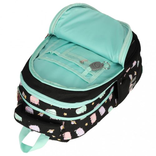 4 rekeszes iskolai hátizsák 16 inch Pusheen Pastel