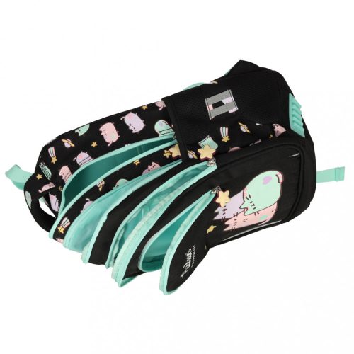 4 rekeszes iskolai hátizsák 16 inch Pusheen Pastel