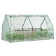 Üvegház kerti zöldség alagút fólia hálóval ültető 180 x 92 x 90 cm