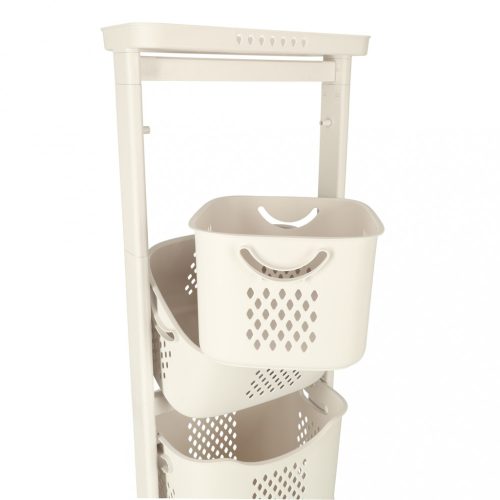 Mobil hármas szennyes ruháskosár