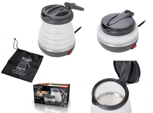 Adler AD 1279 0.6L 750W szilikon összecsukható vízforraló 0.6L 750W