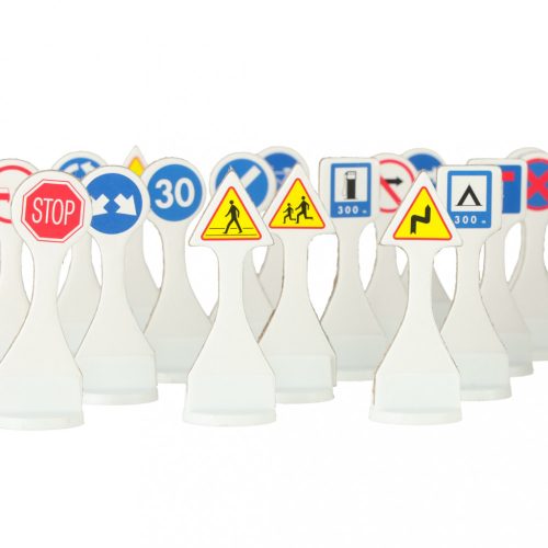 ALEXANDER Road Signs oktatási játék 50 tábla 4+