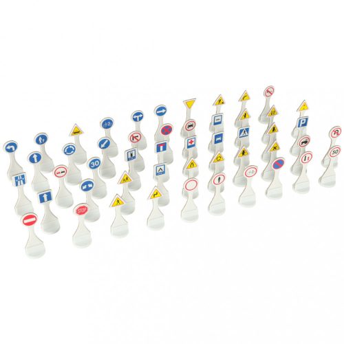 ALEXANDER Road Signs oktatási játék 50 tábla 4+