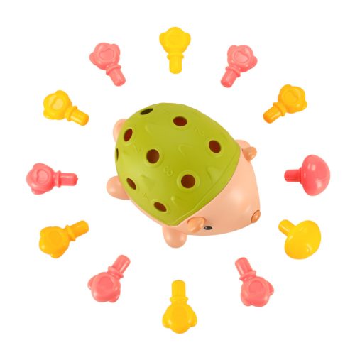 Érzékszervi oktatási montessori zöld süni