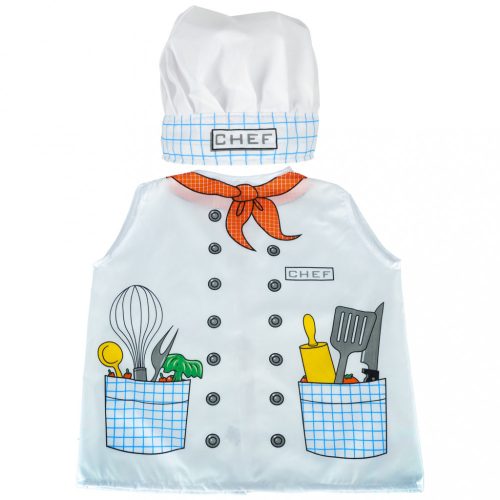 Jelmez farsangi szakács pék 3-8 éves korig