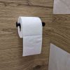 Loft WC-papír tartó fekete WC