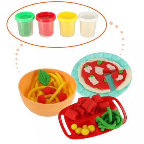 Tészta gép műanyag tömeg gyerekeknek kiegészítőkkel kreatív készlet