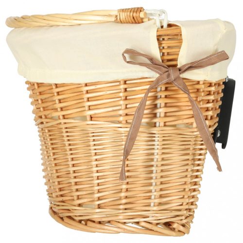 Fonott kosár kerékpár elülső kosárhoz fonott betét fehér