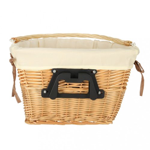 Fonott kosár kerékpár elülső kosárhoz fonott betét fehér