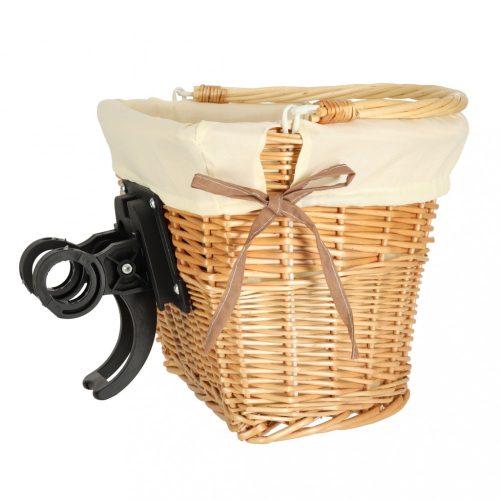 Fonott kosár kerékpár elülső kosárhoz fonott betét fehér