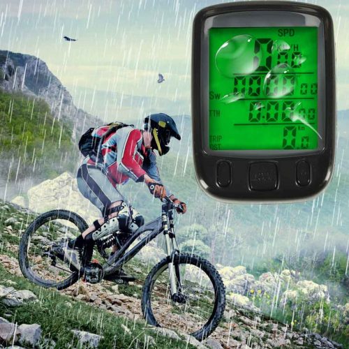 Vízálló vezetékes kerekpárkomputer LCD kijelzővel