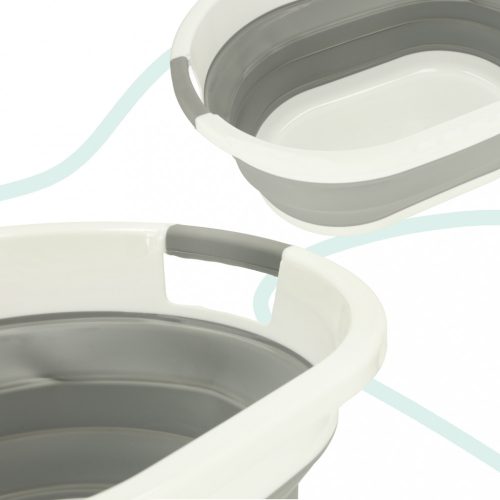 Erős szilikon összecsukható mosodai tál 25L