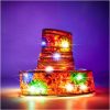 Szalag dekoratív LED szalag 10m 100LED karácsonyfa fények karácsonyi dekoráció több színű elemekkel