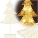 Karácsonyfa álló dekoráció 39cm 10LED meleg sárga elemmel működő karácsonyfa 39cm