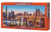 CASTORLAND Puzzle 4000 darab Jó estét New York - Este New Yorkban 138x68cm