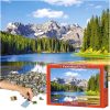 CASTORLAND Puzzle 3000 darab Misurina tó Olaszország - Misurina tó Olaszország 92x68cm