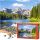 CASTORLAND Puzzle 3000 darab Misurina tó Olaszország - Misurina tó Olaszország 92x68cm