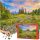 CASTORLAND Puzzle 2000 elemek Reggeli virágok - tájkép 92x68cm