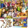CASTORLAND Puzzle 70 darab Játékos háziállatok - Vicces állatok 5+