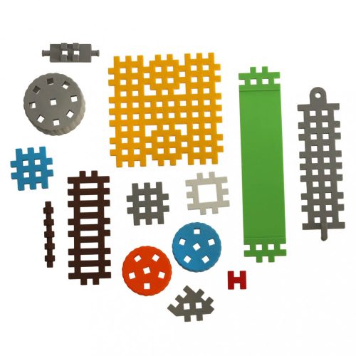 Építőkockák mini gofri farmer buborékcsomagolás 185 db