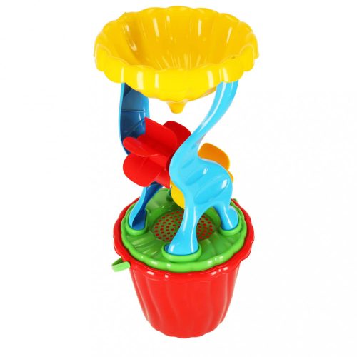 MARIOINEX Homokos vödör tartozékokkal csiszoló lapát