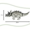 Távirányítású dinoszaurusz RC Triceratops sétál világít fel ordít