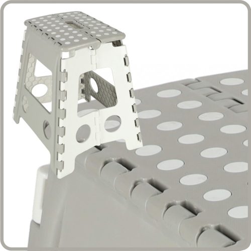 39cm-es csúszásmentes összecsukható fellépőke-szék, magas 