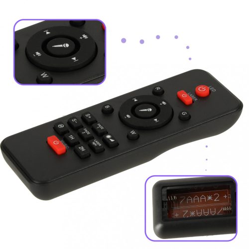 Csillagvetítő LED éjszakai labda bluetooth távirányítóval