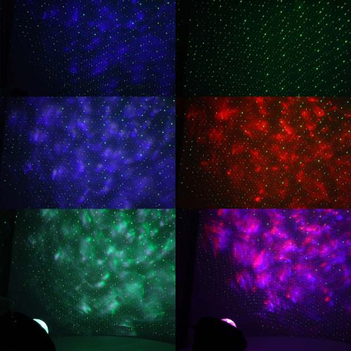 Csillagvetítő LED éjszakai labda bluetooth távirányítóval