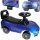 Gyermekkocsi hanggal és fényekkel kék