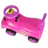 Babakocsi mosolygó autó dudával rózsaszínű