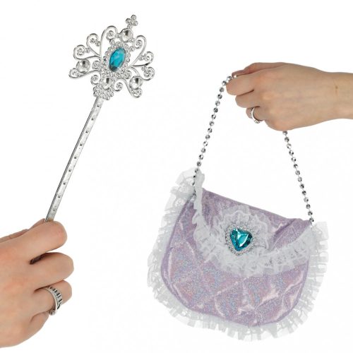 Jelmez királynő hercegnő korona táska 9 tételek