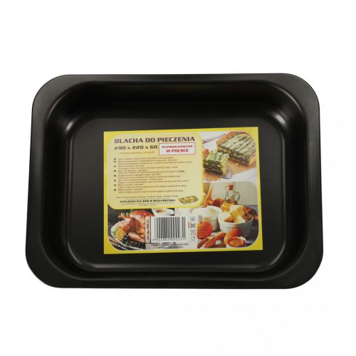 Többcélú sütőtálca 29cm x 22cm x 60cm fekete