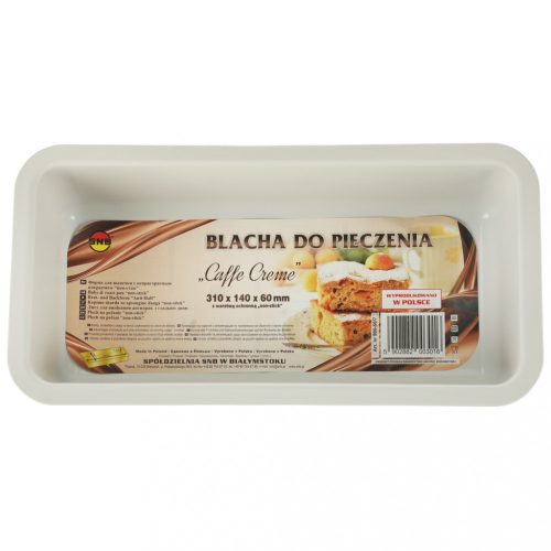 Kenyérsütő tálca 31cm x 14cm barna bélyegzővel