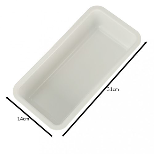 Kenyérsütő tálca 31cm x 14cm barna bélyegzővel