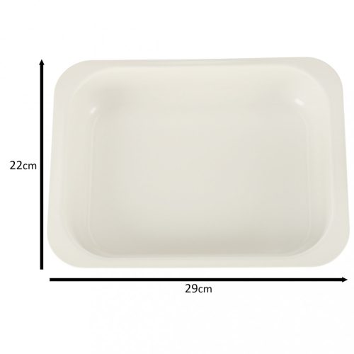 29cm x 22cm x 60cm barna színű, bélyegzett sütőlemez