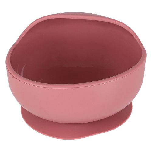 Sötétrózsaszín szilikon etetőszett, 9 darabos