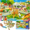 CASTORLAND Puzzle 60el. Állatkerti látogatás - Állatkerti szafari állatok 5+