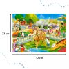 CASTORLAND Puzzle 60el. Állatkerti látogatás - Állatkerti szafari állatok 5+