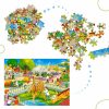 CASTORLAND Puzzle 60el. Állatkerti látogatás - Állatkerti szafari állatok 5+