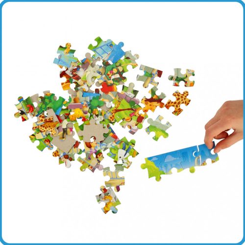 CASTORLAND Puzzle 60el. Állatkerti látogatás - Állatkerti szafari állatok 5+