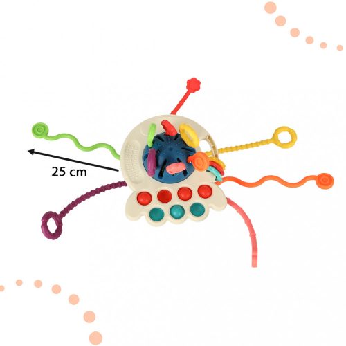 Montessori szenzoros játék csipesz kék