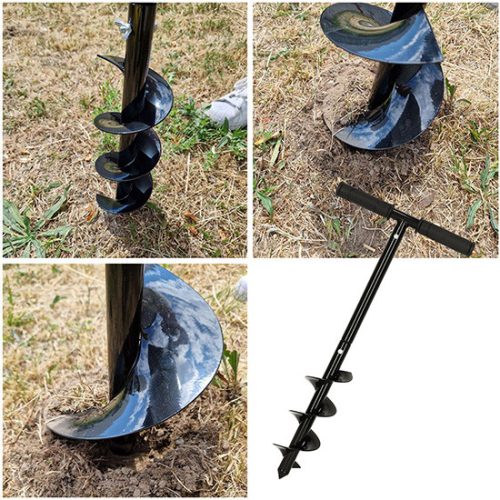 Spirális kerti kézi fúrógép ültetéshez ásáshoz 60x10cm