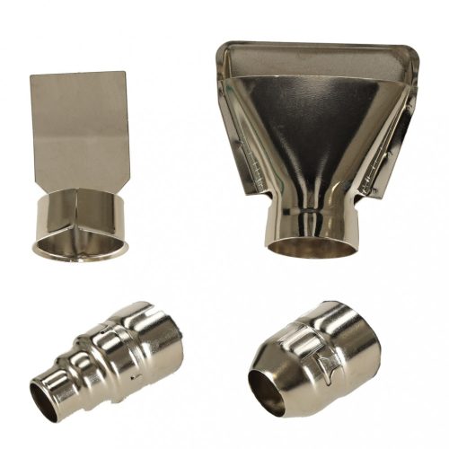 Elektromos hőlégfúvó pisztoly 0-600 fokos hőmérséklet-szabályozással + 4 cserélhető hegy 1600W