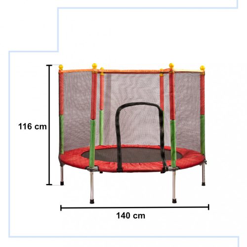 Gyermek kerti trambulin háló 140x116cm