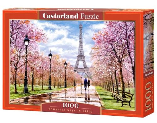 CASTORLAND Puzzle 1000 elem Romantikus séta Párizsban 68x47cm